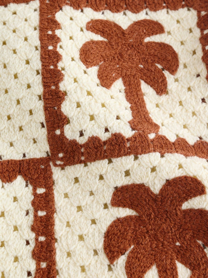 Rust Brown Crochet Palm Tree Set (12mths-7yrs)