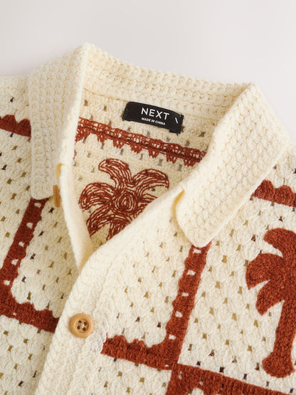 Rust Brown Crochet Palm Tree Set (12mths-7yrs)
