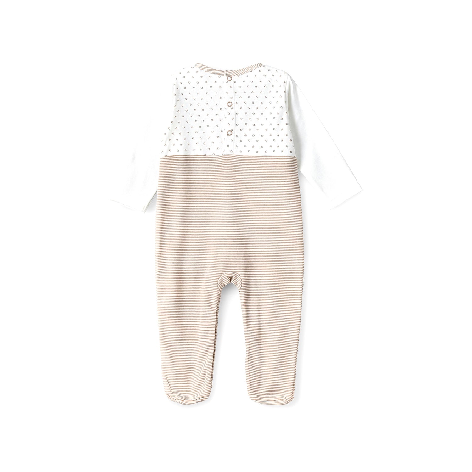 UniqKidz Striped Long Sleeves Sleepsuit