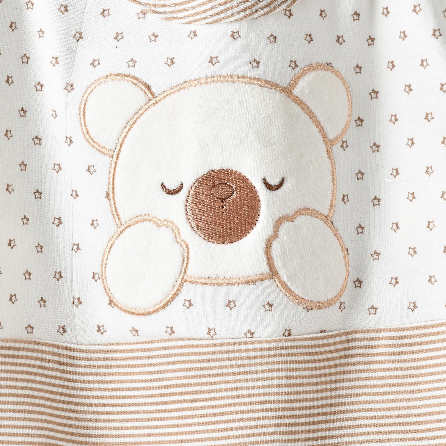 UniqKidz Striped Long Sleeves Sleepsuit