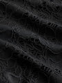 Black Embroidered One Shoulder Swimsuit (3-16yrs) - Size 3 Years (98cm)