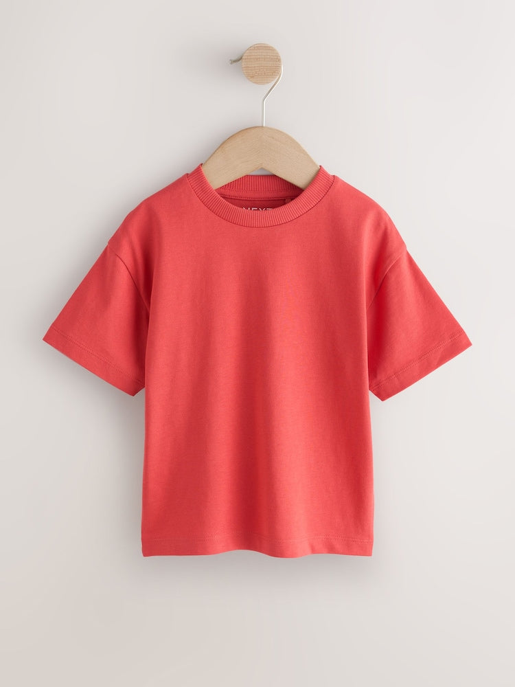 Red Short Sleeve Plain T-Shirt (3mths-7yrs) - Size 3-6 Months (62-68cm) - Red