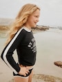 Black/White Graphic Sunsafe Suit (3-16yrs) - Size 3 Years (98cm)