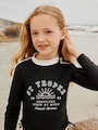Black/White Graphic Sunsafe Suit (3-16yrs) - Size 3 Years (98cm)