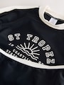 Black/White Graphic Sunsafe Suit (3-16yrs) - Size 3 Years (98cm)