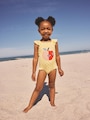Yellow Apple Polka Dot Frill Swimsuit (3mths-7yrs) - Size 3-6 Months (62-68cm)