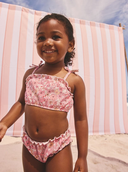 Pink Ditsy Floral Bikini (3mths-7yrs) - Size 3-6 Months (62-68cm)