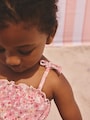 Pink Ditsy Floral Bikini (3mths-7yrs) - Size 3-6 Months (62-68cm)