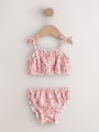 Pink Ditsy Floral Bikini (3mths-7yrs) - Size 3-6 Months (62-68cm)