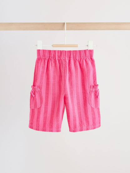 Red Stripe Baby Woven Top and Trousers Set 2 Piece (0mths-2yrs) - Size Up to 1 Month (56cm)