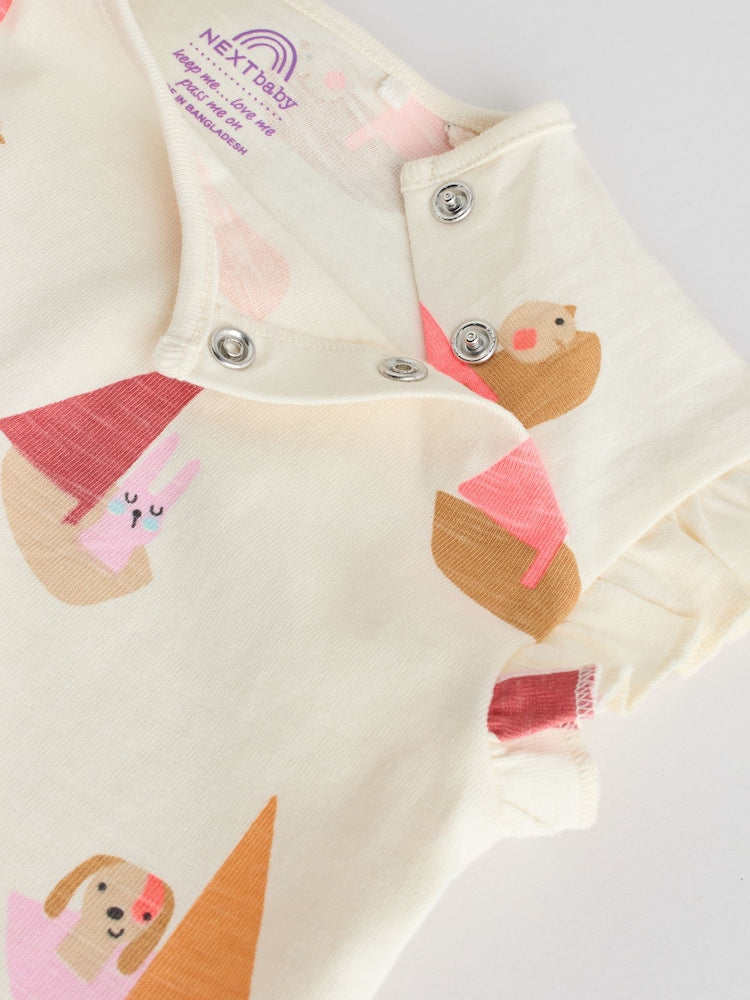 Bright Summer Short Sleeve Top and Shorts Baby Set 6 Piece (0mths-2yrs)