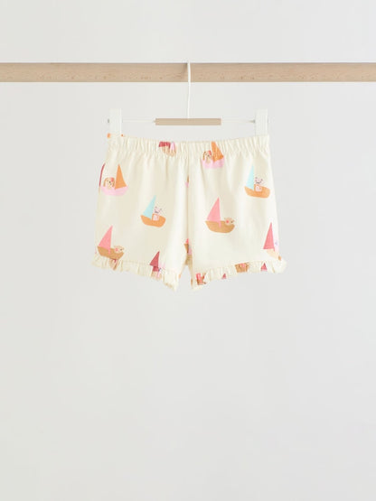 Bright Summer Short Sleeve Top and Shorts Baby Set 6 Piece (0mths-2yrs)