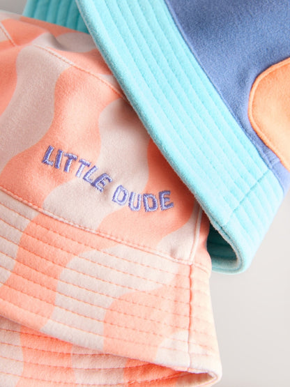 Orange Brights Bucket Hats 2 Pack