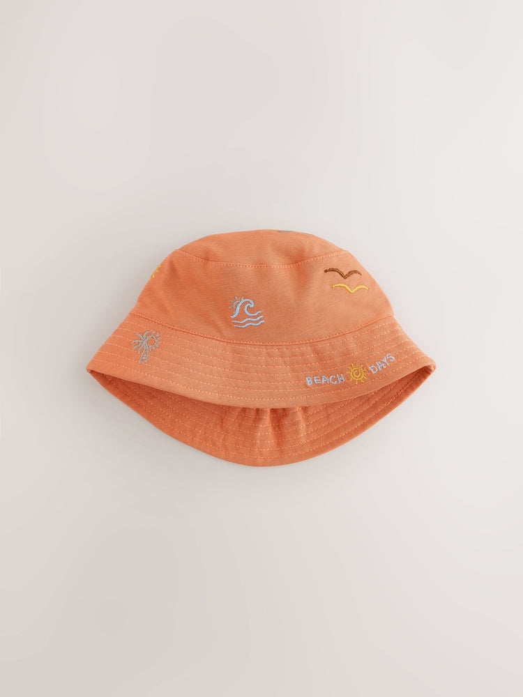 Orange Embroidered and Yellow Tie Dye