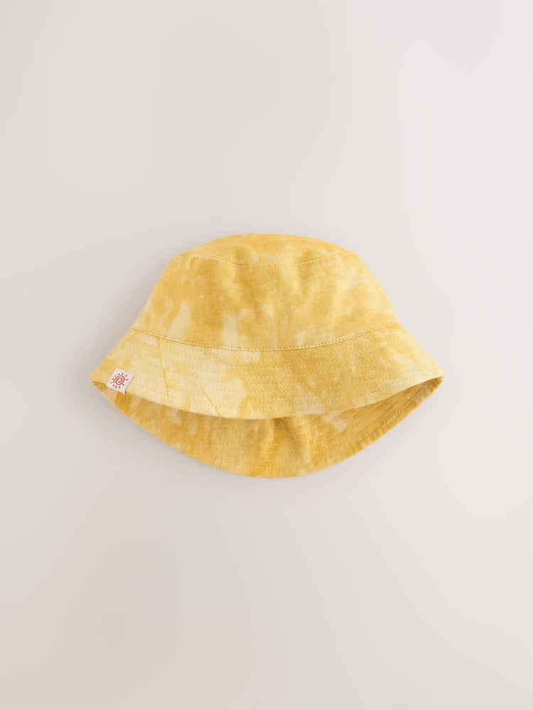 Orange Embroidered and Yellow Tie Dye