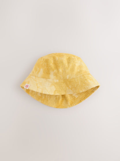 Orange Embroidered and Yellow Tie Dye