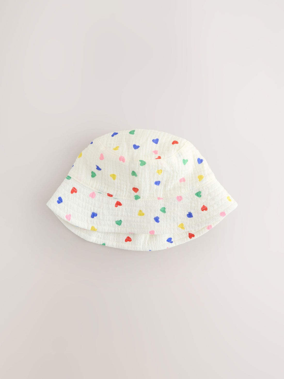 White/Blue Baby Bucket Hats 2 Pack (0mths-2yrs) - Size 50cm (First Size)