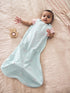 Green/Pink Gingham Bows 0.5 Tog Sleeveless Baby Sleep Bag