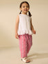 Pink/ Red Gingham Pullon Trousers (3mths-7yrs)
