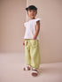 Khaki Green Pull On Trousers (3mths-7yrs)