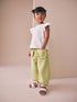 Khaki Green Pull On Trousers (3mths-7yrs) - Size 3-6 Months (62-68cm) - Option 1