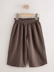 Neutral Wide Leg Trousers 3 Pack (3mths-7yrs) - Size 3-6 Months (62-68cm)
