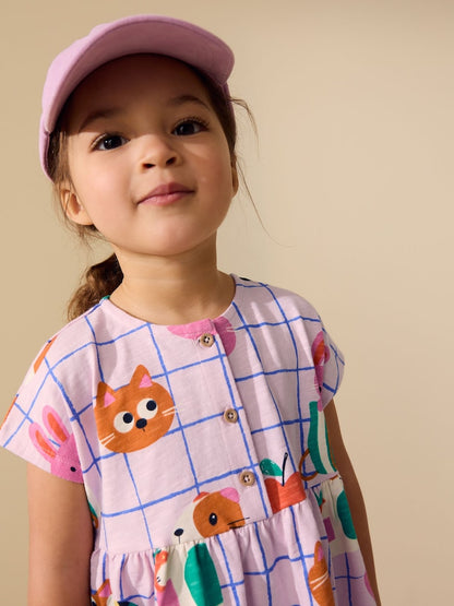 Pink Pets Jersey Dress (3mths-7yrs)