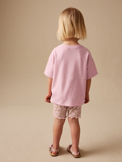 Pink Fairy T-Shirt and Cycle Shorts Set (3mths-7yrs)