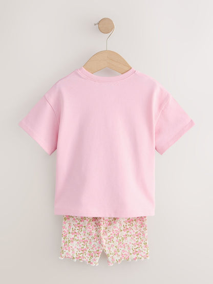 Pink Fairy T-Shirt and Cycle Shorts Set (3mths-7yrs)
