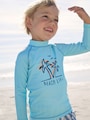 Blue Long Sleeve Sunsafe Rash Vest and Swim Shorts Set (3mths-7yrs) - Size 3-6 Months (62-68cm)