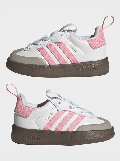 adidas Originals White Adifoam Samba Infant Trainers