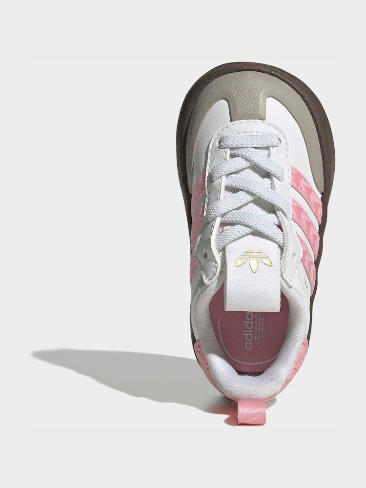 adidas Originals White Adifoam Samba Infant Trainers