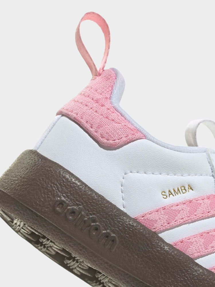 adidas Originals White Adifoam Samba Infant Trainers