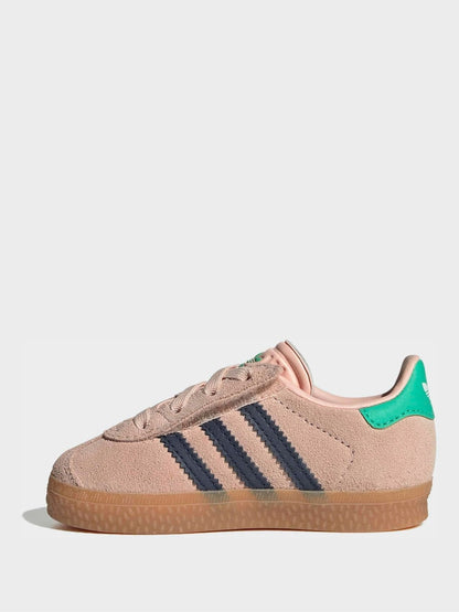 adidas Originals Pink Gazelle Comfort Closure Elastic Laces Infant Trainers