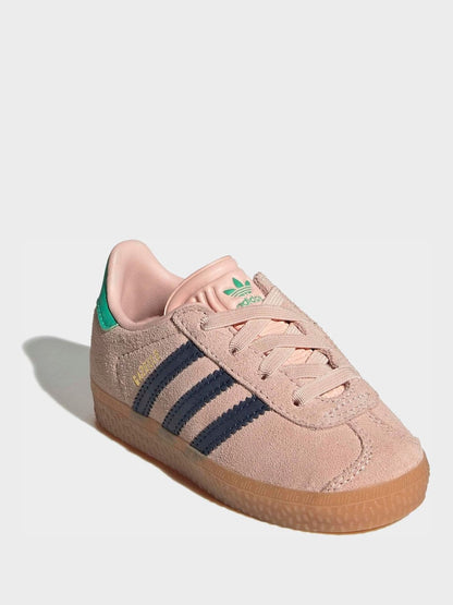 adidas Originals Pink Gazelle Comfort Closure Elastic Laces Infant Trainers