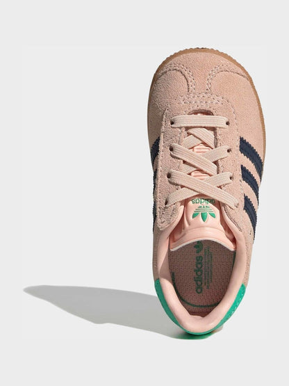 adidas Originals Pink Gazelle Comfort Closure Elastic Laces Infant Trainers