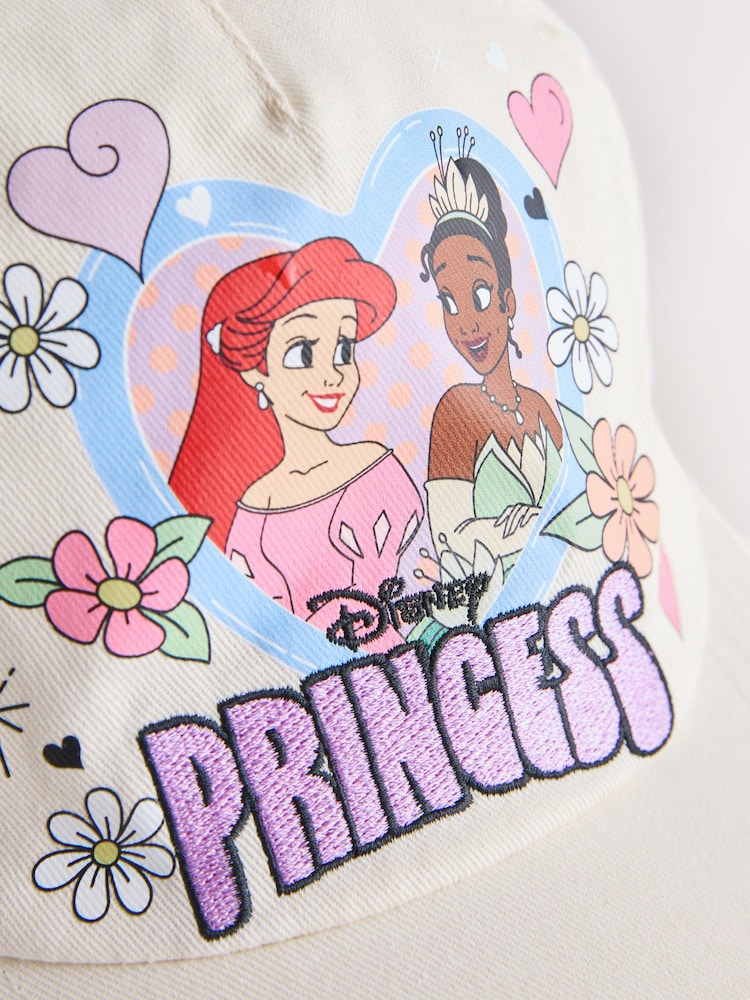 Cream Disney Princess Cap (1-10yrs)