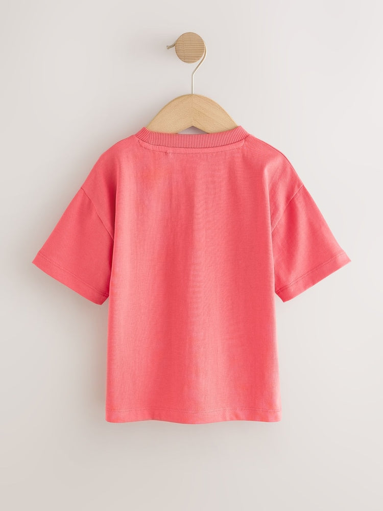 Coral Pink Wild Slogan