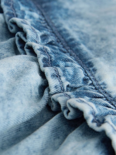 Denim Sleeveless Peplum Dress (3mths-8yrs)