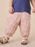 Orange Ditsy Floral Textured Bloomer Trousers (3mths-7yrs) - Size 3-6 Months (62-68cm) - Option 1