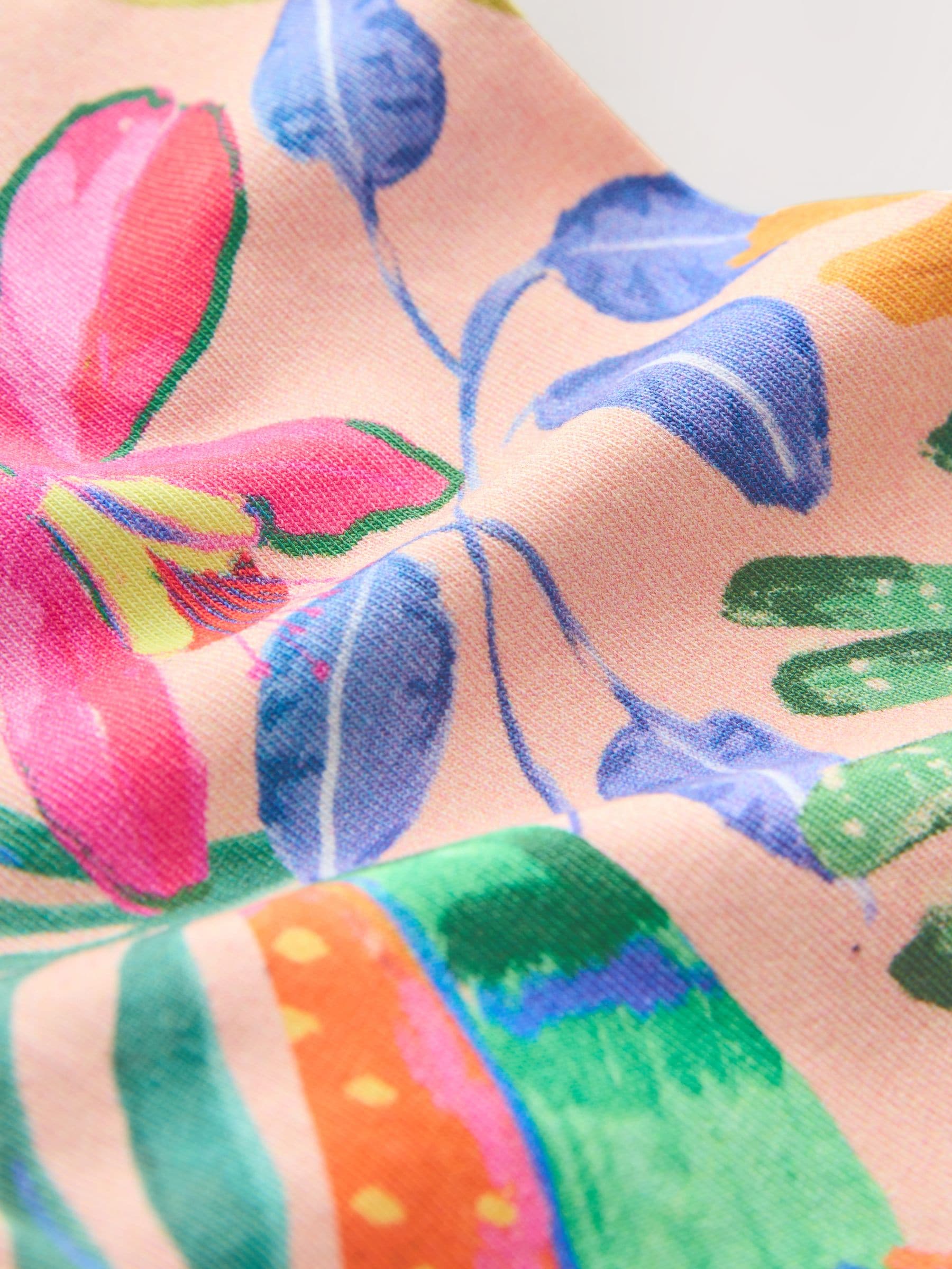 Pink Fruit Print Crop Leggings (3mths-7yrs) - Size 3-6 Months (62-68cm)