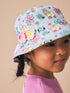 Blue/ Pink Minnie Mouse Pastel Printed Bucket Hat (3mths-13yrs) - Size 3-9 Months (62-74cm) - Default 1