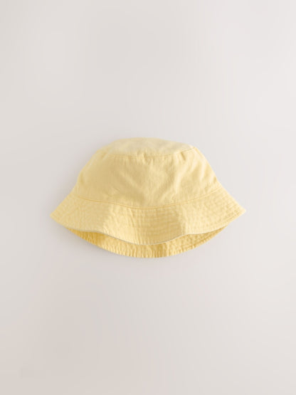 Yellow Bucket Hat (3mths-16yrs) - 11-13 Years (146-158cm)