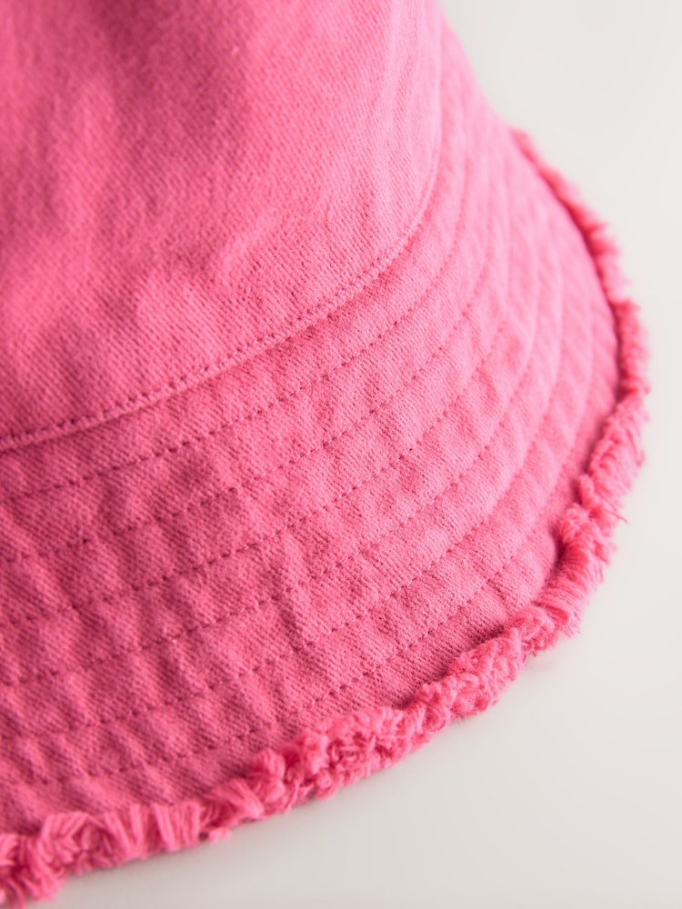 Bright Pink Bucket Hat (3mths-16yrs)