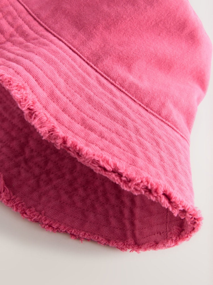 Bright Pink Bucket Hat (3mths-16yrs)