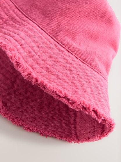 Bright Pink Bucket Hat (3mths-16yrs)