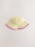 Yellow/Purple Bucket Hat (3mths-16yrs) - Yellow/Purple / 11-13 Years (146-158cm)