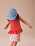 Blue/Red Berries Baseball Cap (1-16yrs) - Blue/Red Berries / 7-10 Years (122-140cm)