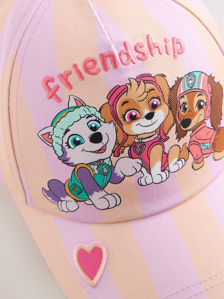 Stripe Pink Paw Patrol Cap (1-10yrs)