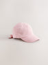 Pink Bow Back Cap (3mths-10yrs) - Pink / 7-10 Years (122-140cm)